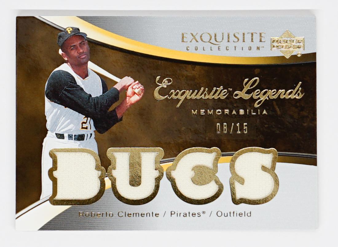 Roberto Clemente Game-Used Memorabilia Card (1 of 2)