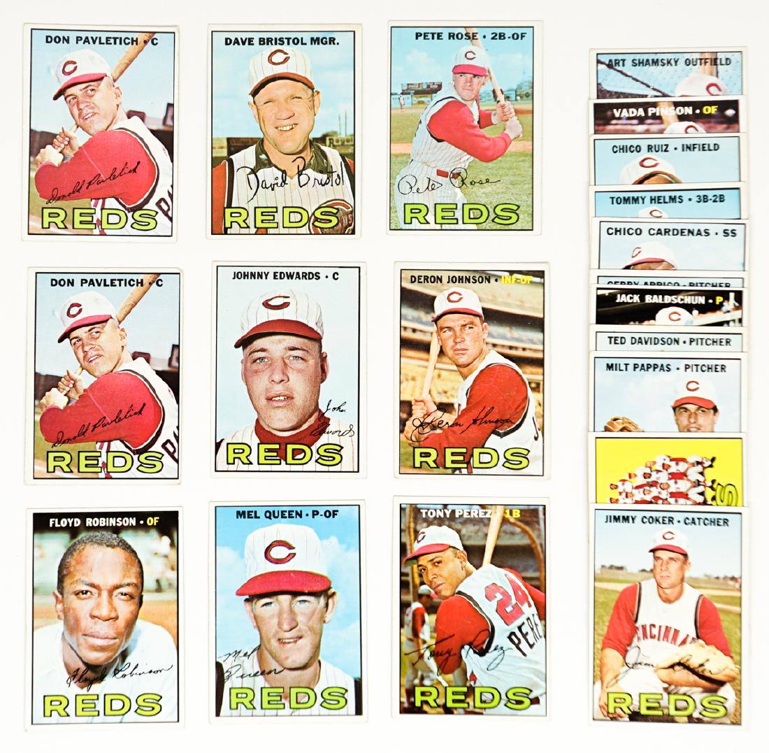 1967 Topps Cincinnati Reds Cards (20) (1 of 3)