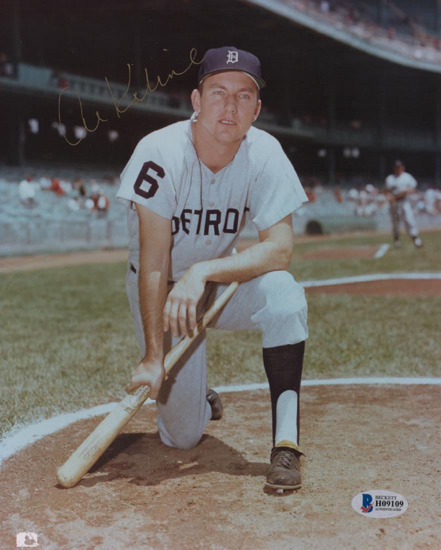 Al Kaline Signed Color Photo Beckett COA (1 of 5)