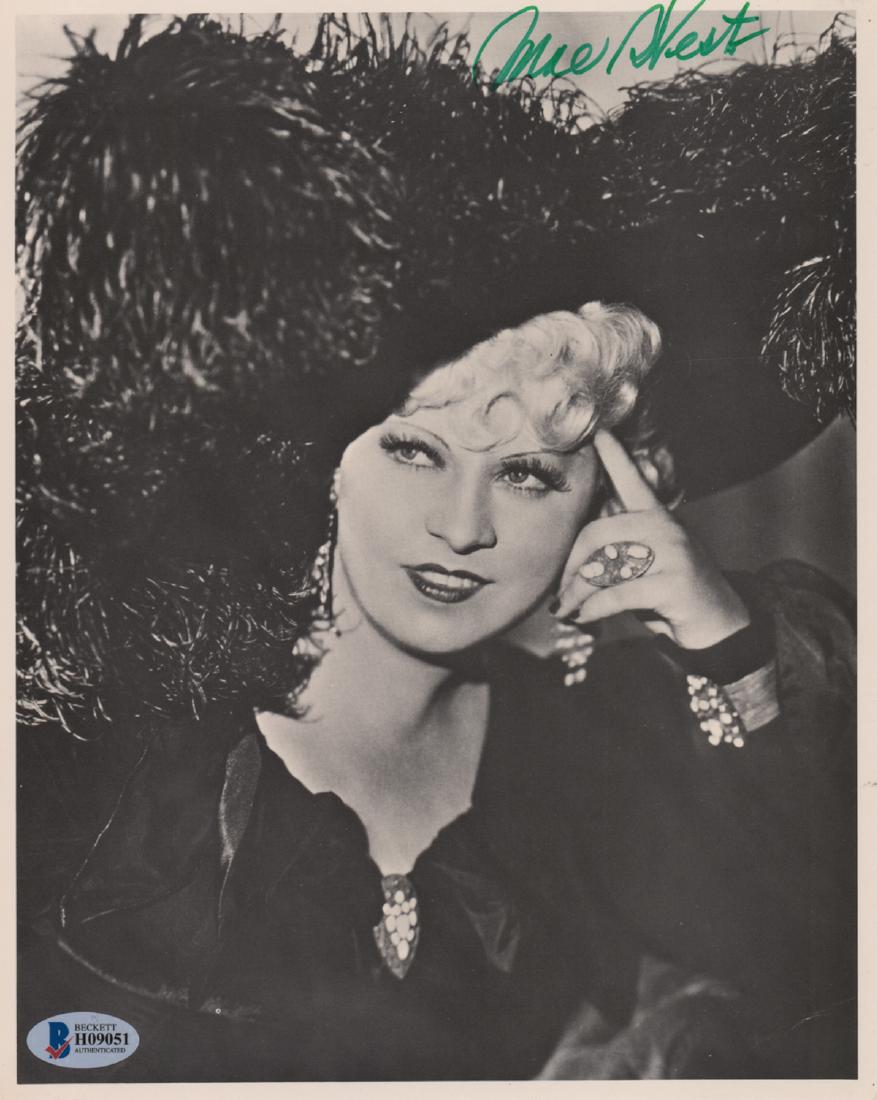 Mae West Signed Photo Beckett COA (1 of 5)