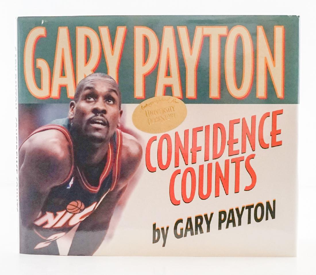 Gary Payton Signed Book PSA/DNA (1 of 3)