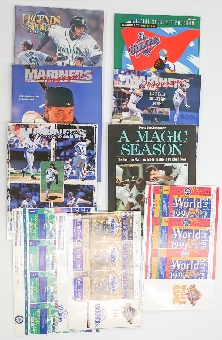 Seattle Mariners Post Season Programs and Tickets (1 of 1)
