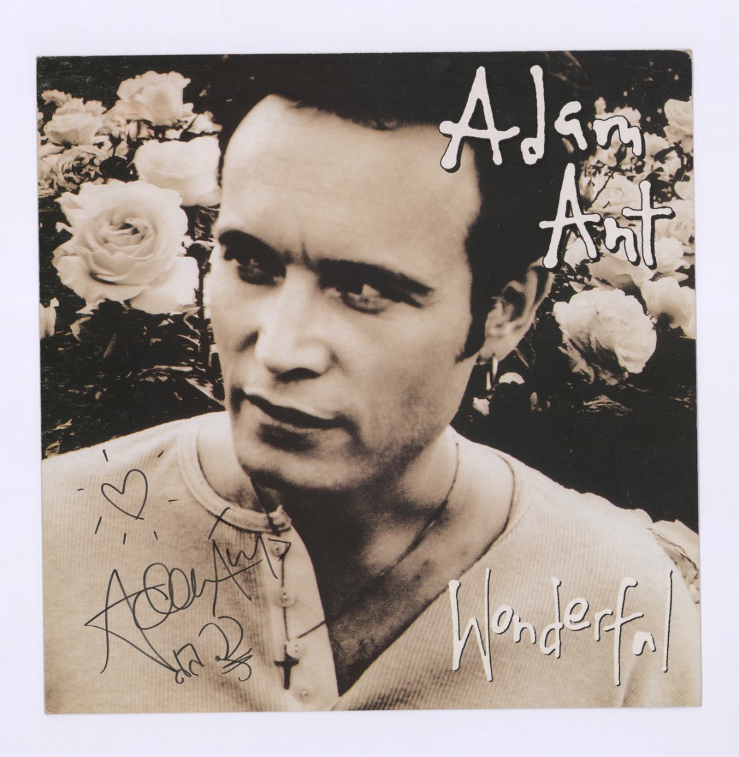 Adam Ant Signed LP Record Promo (Album Flat) (1 of 2)