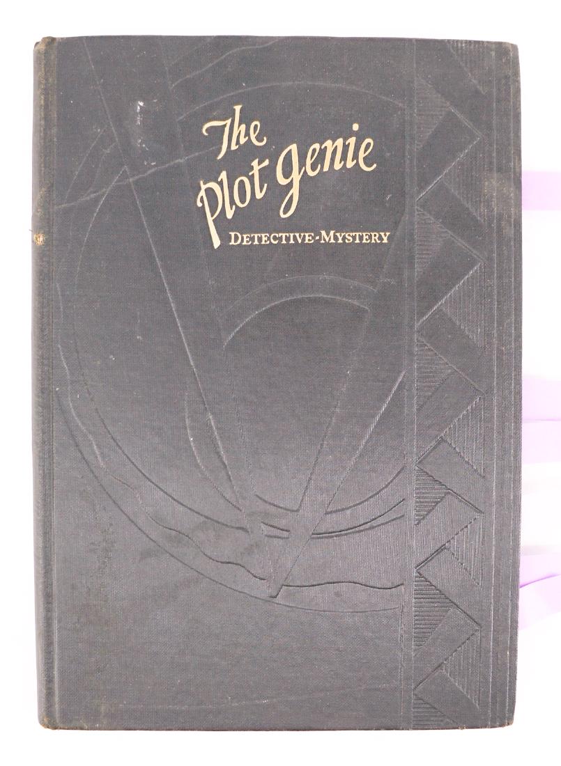 The Plot Genie by Wycliffe A. Hill 1933: Index Book for use with The Plot Genie by Wycliffe A. Hill. Supplementary Formula No. 3 Detective-Mystery. 1933. Ernest E. Gagnon Company, Los Angeles, California. 160 pp. Cover blind stamped, gilt le