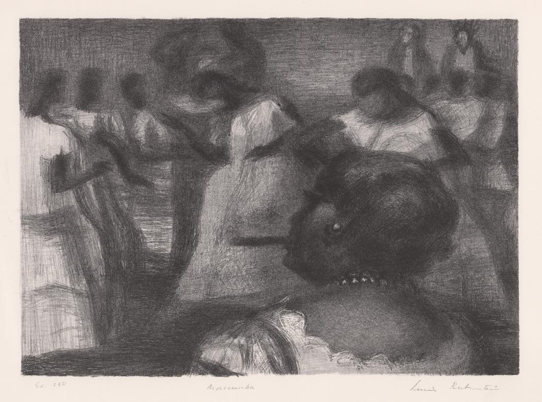 Lewis Rubenstein Lithograph [AAA, WPA, Religious] (1 of 6)