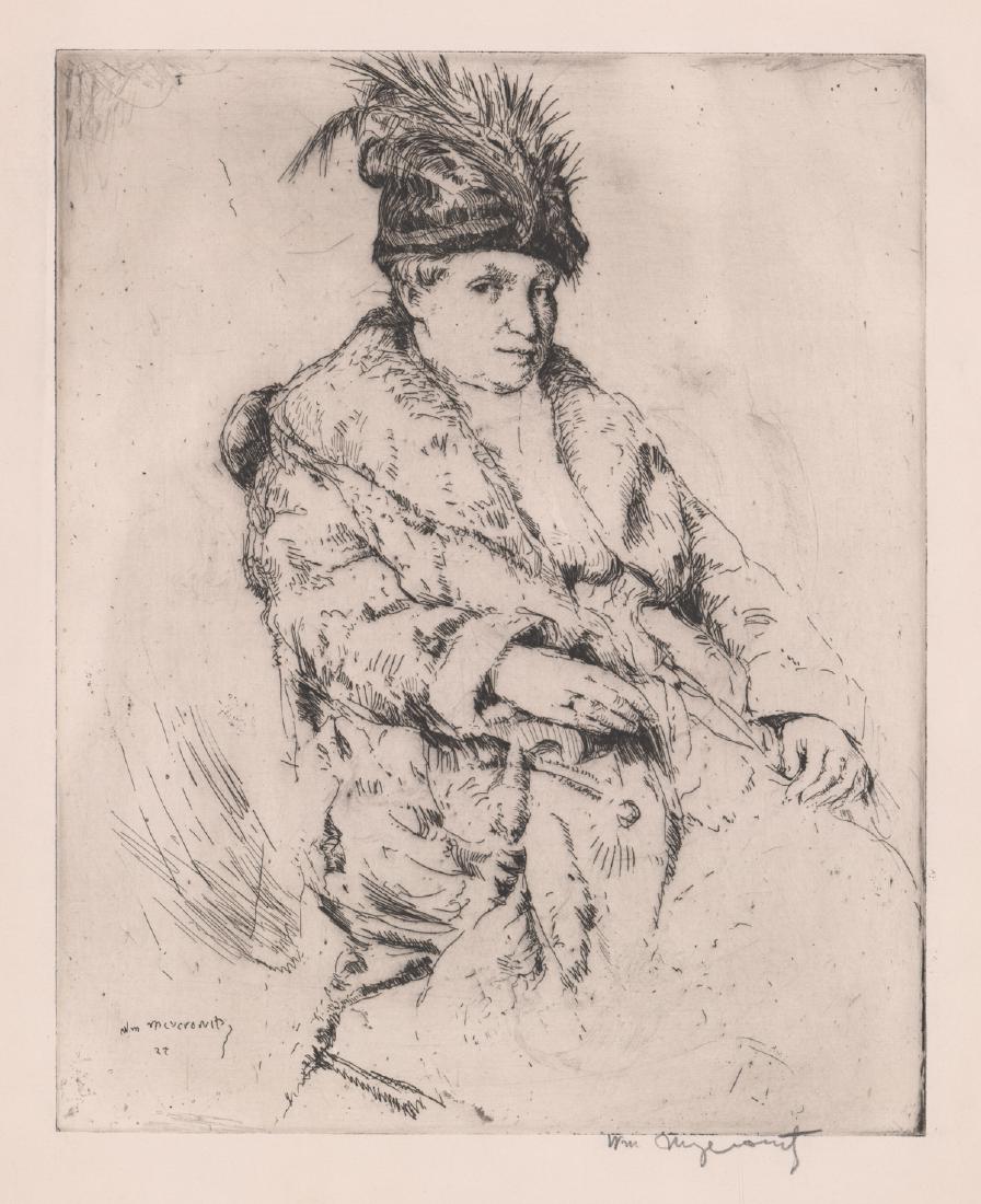 William Meyerowitz Etching [Figure] (1 of 5)