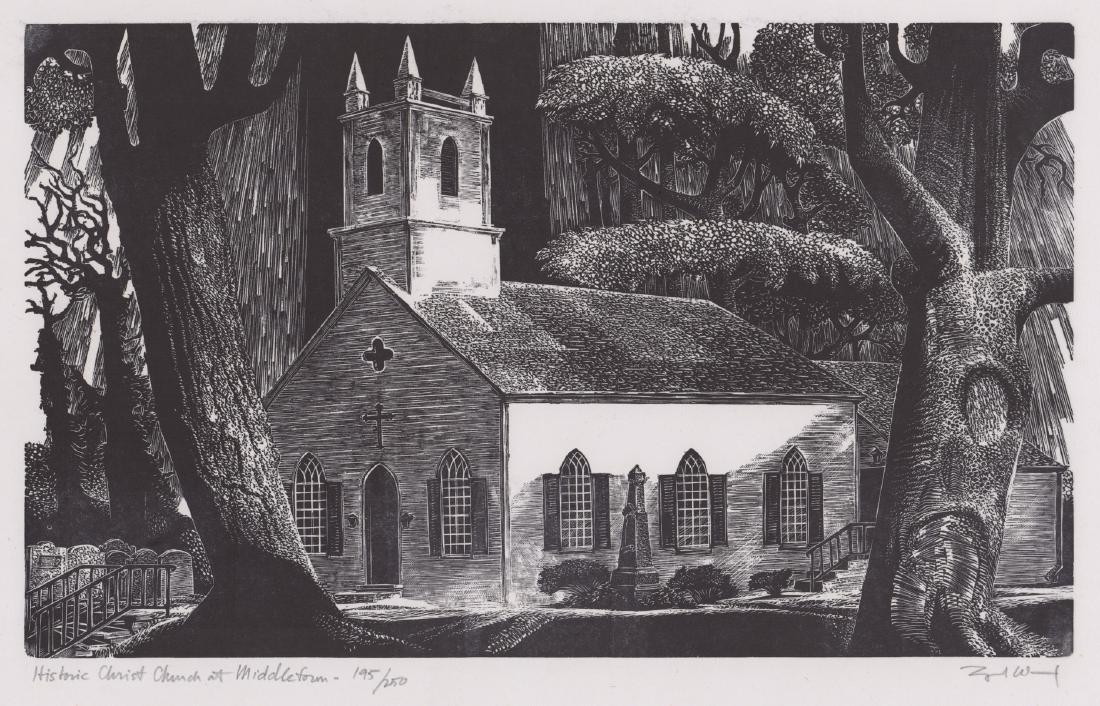 Lynd Wood Engraving [AAA, Christ Church, Religion] (1 of 5)