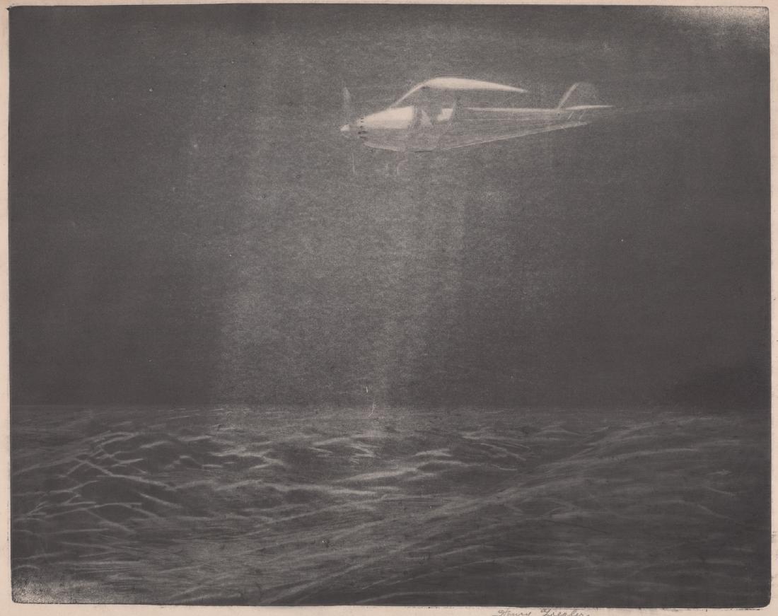 Henry Ziegler Signed Aquatint [AP, Early Aviation] (1 of 4)