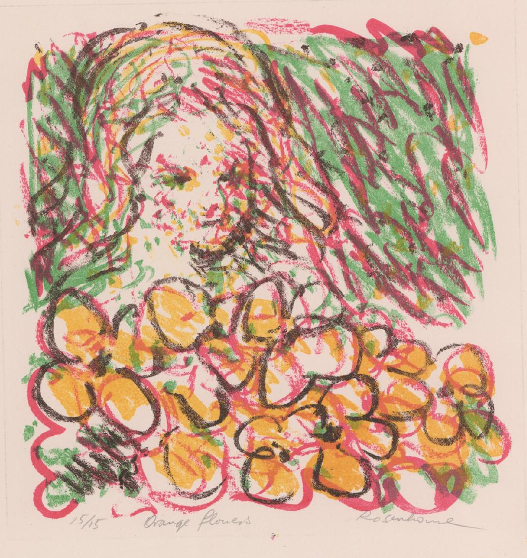 Irwin J. Rosenhouse Color Litho [Child, Floral] (1 of 5)