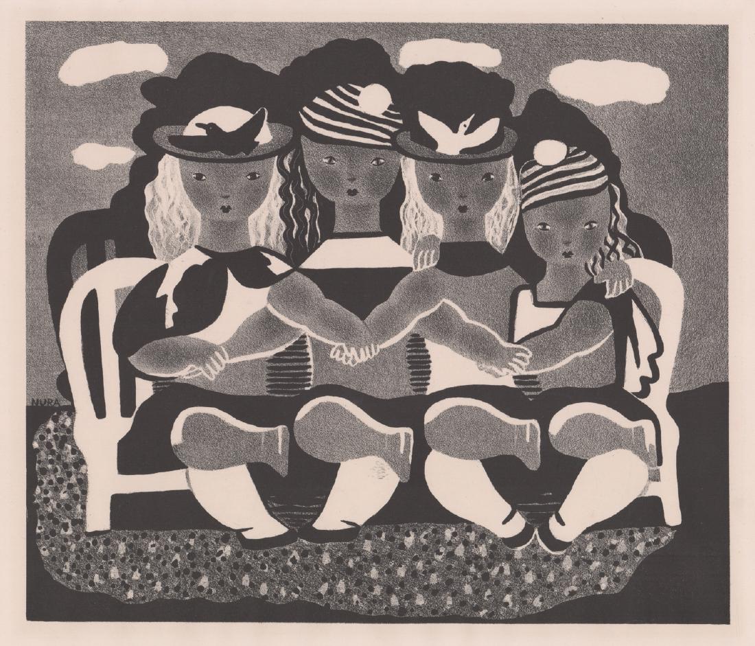 Nura W. Ulreich Lithograph [AAA, WPA, Children] (1 of 5)