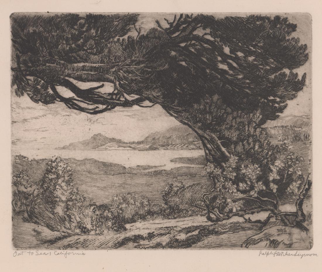 Ralph F. Seymour Signed Etching [Marine Scene, CA] (1 of 5)