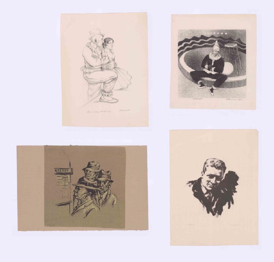 Carl P. Signed Lithographs [Portrait, Clown] (1 of 9)