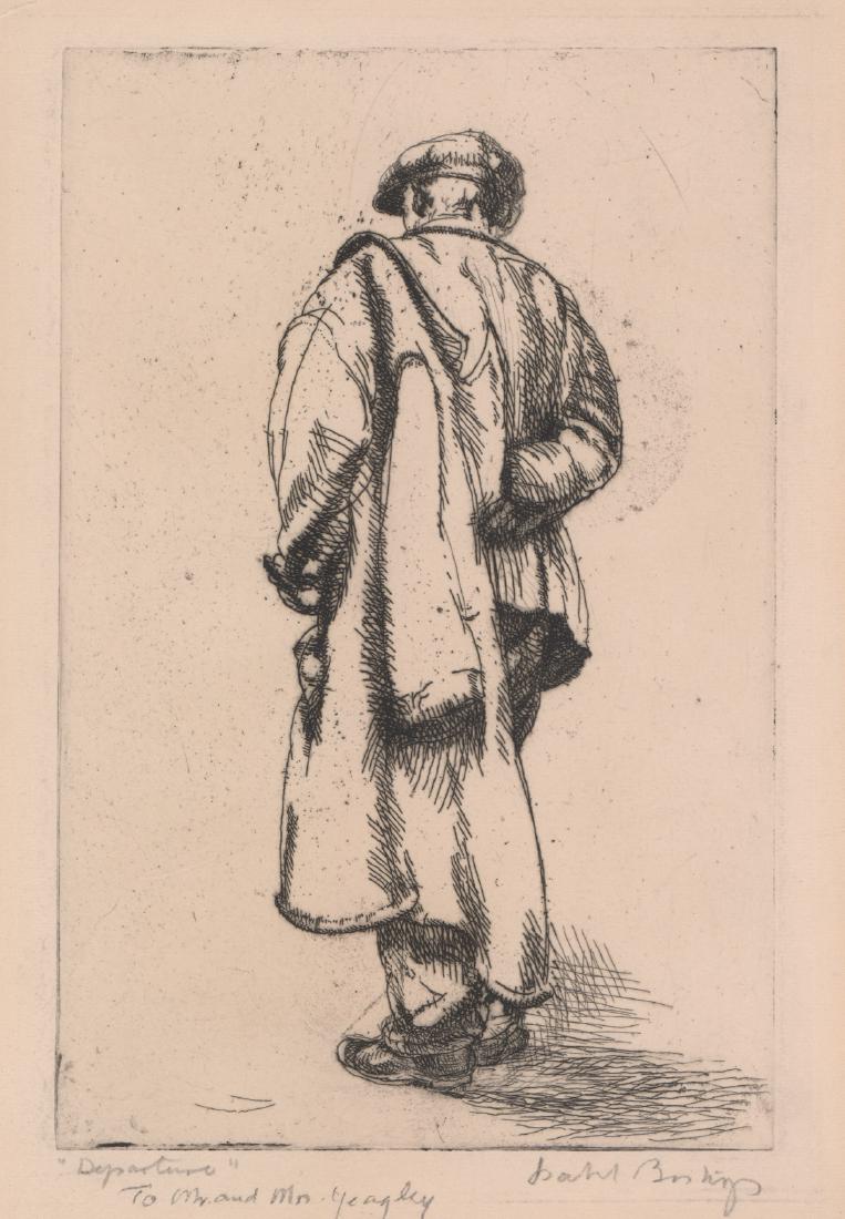 Isabel (Wolff) Bishop Signed Etching [New York] (1 of 4)