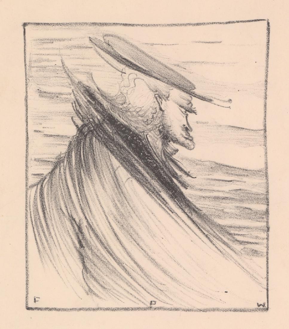 Fern Pere (Wahl) Lithograph [WPA, Portrait] (1 of 3)