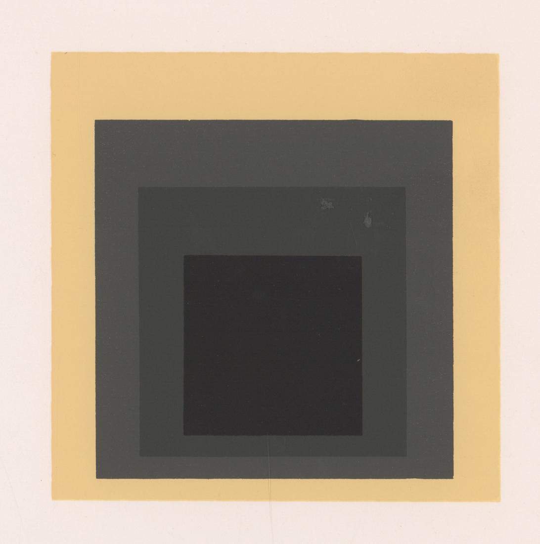 Josef Albers Print [Serial Geometric, Abstract] (1 of 3)