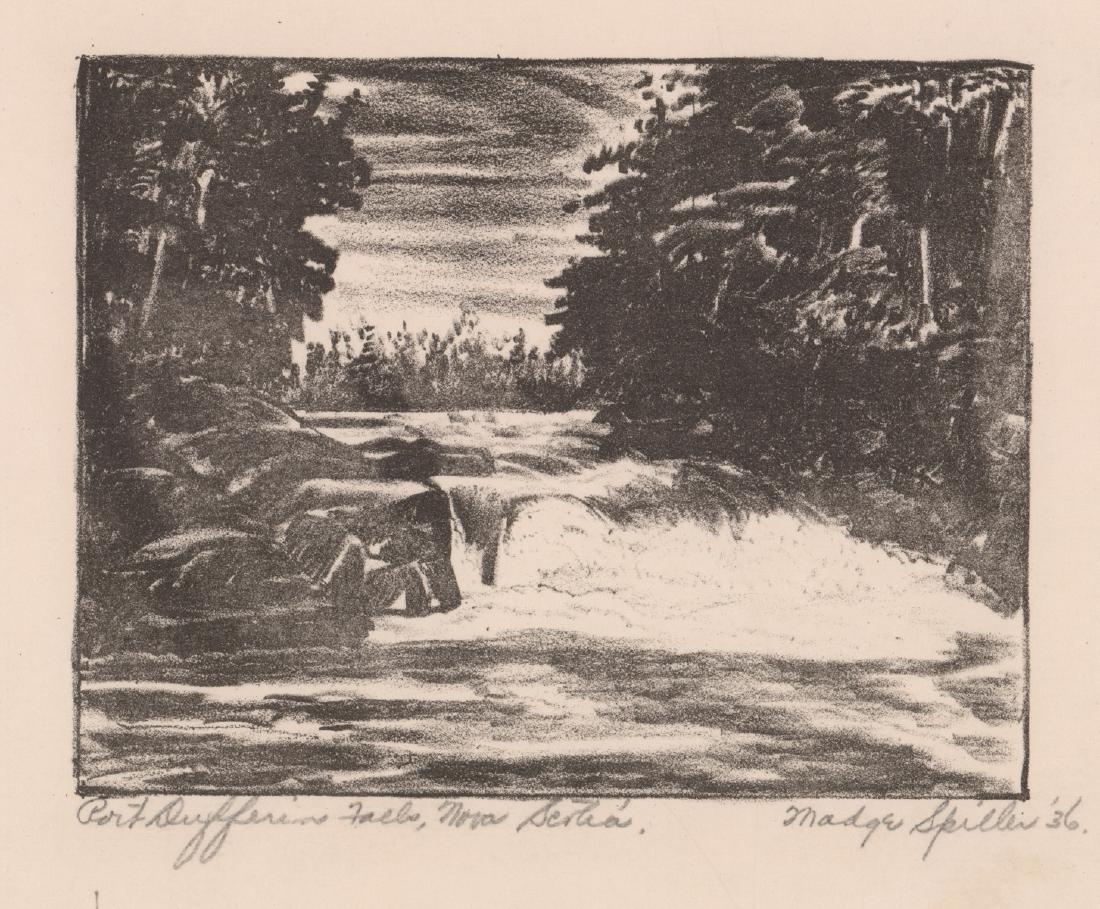 Madge Spiller Signed Lithograph [River] (1 of 4)