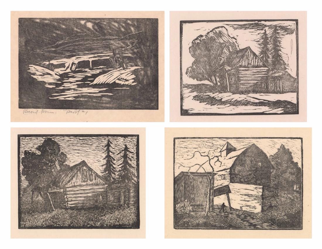 Roy Charles W Fox Wood Engravings 4 [Rural Scenes] (1 of 13)