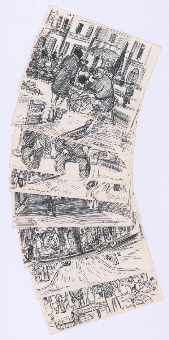 Alex Tschernjawski [Original Ink, City Scenes] (1 of 5)