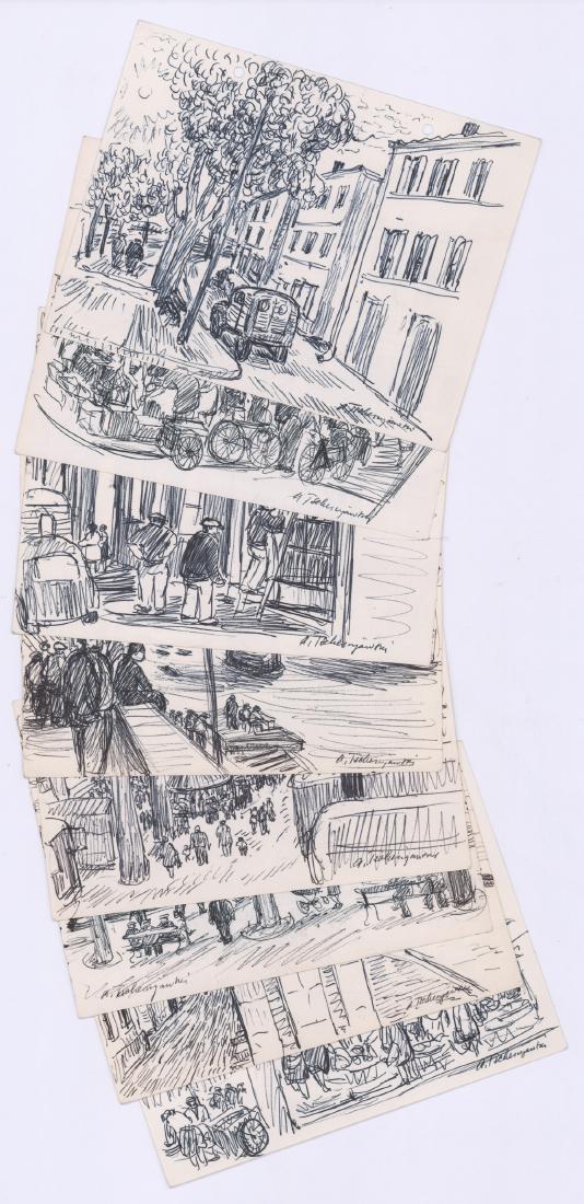 Alex Tschernjawski [Original Ink, City Scenes] (1 of 5)