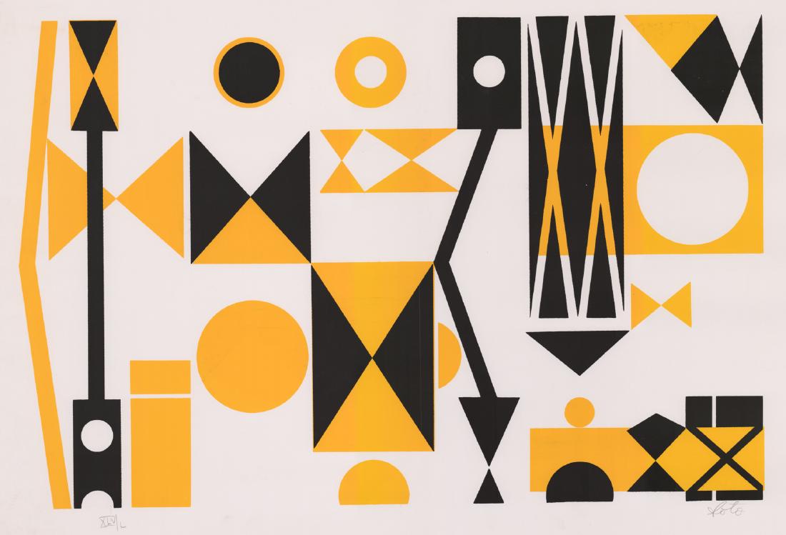 Soto Signed Lithograph [Geometric, Abstract] (1 of 5)