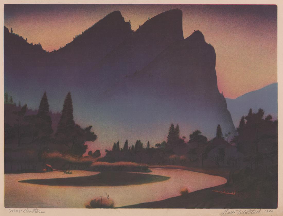 Buell Whitehead Signed Colored Lithograph (1 of 5)