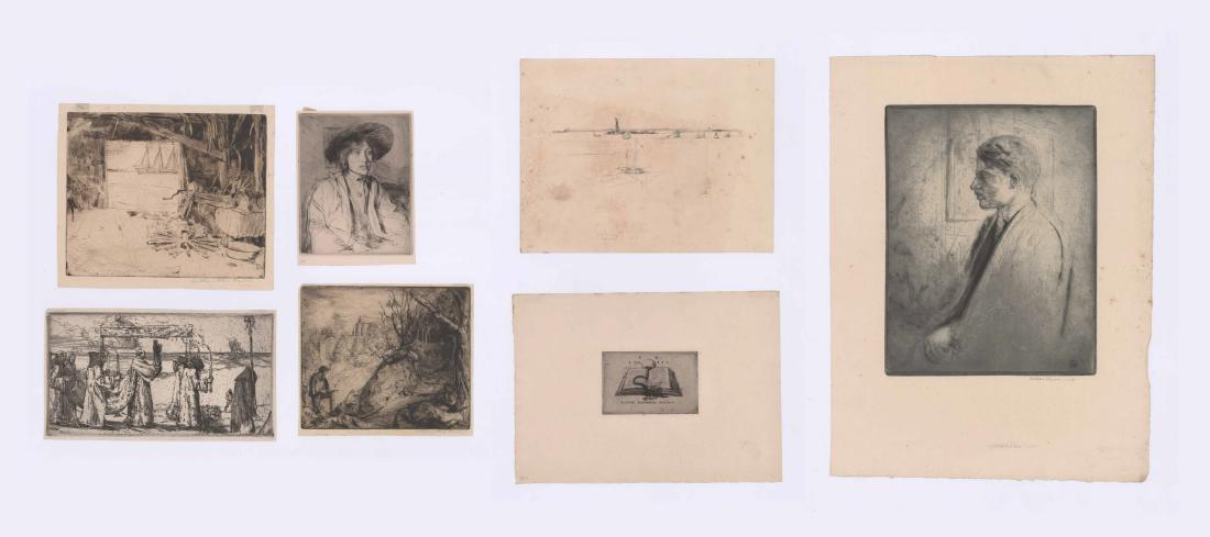 Arthur Allen Lewis Prints [Water Scene, Portrait] (1 of 4)