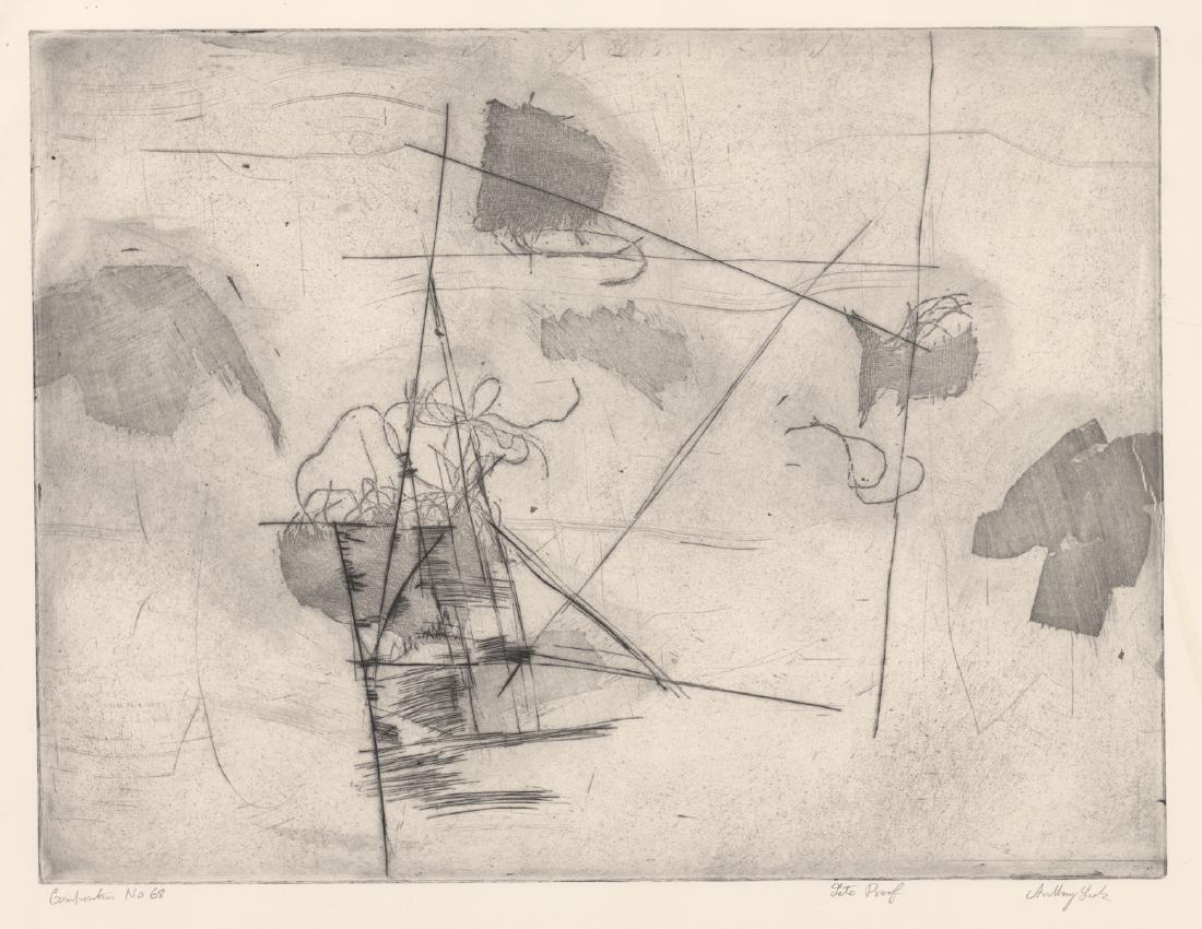 Anthony Lusk Signed Etching [Abstract] (1 of 5)