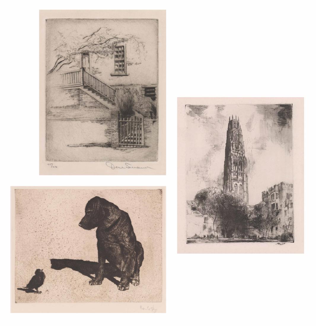 Prints by Various Artists [Buildings, Dog] (1 of 7)