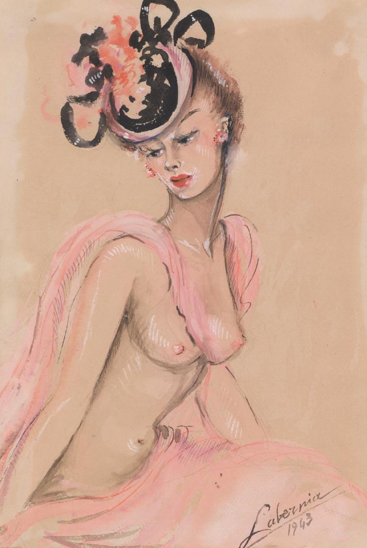 Angelina Lavernia Watercolor/Mixed Media [Nude] (1 of 4)