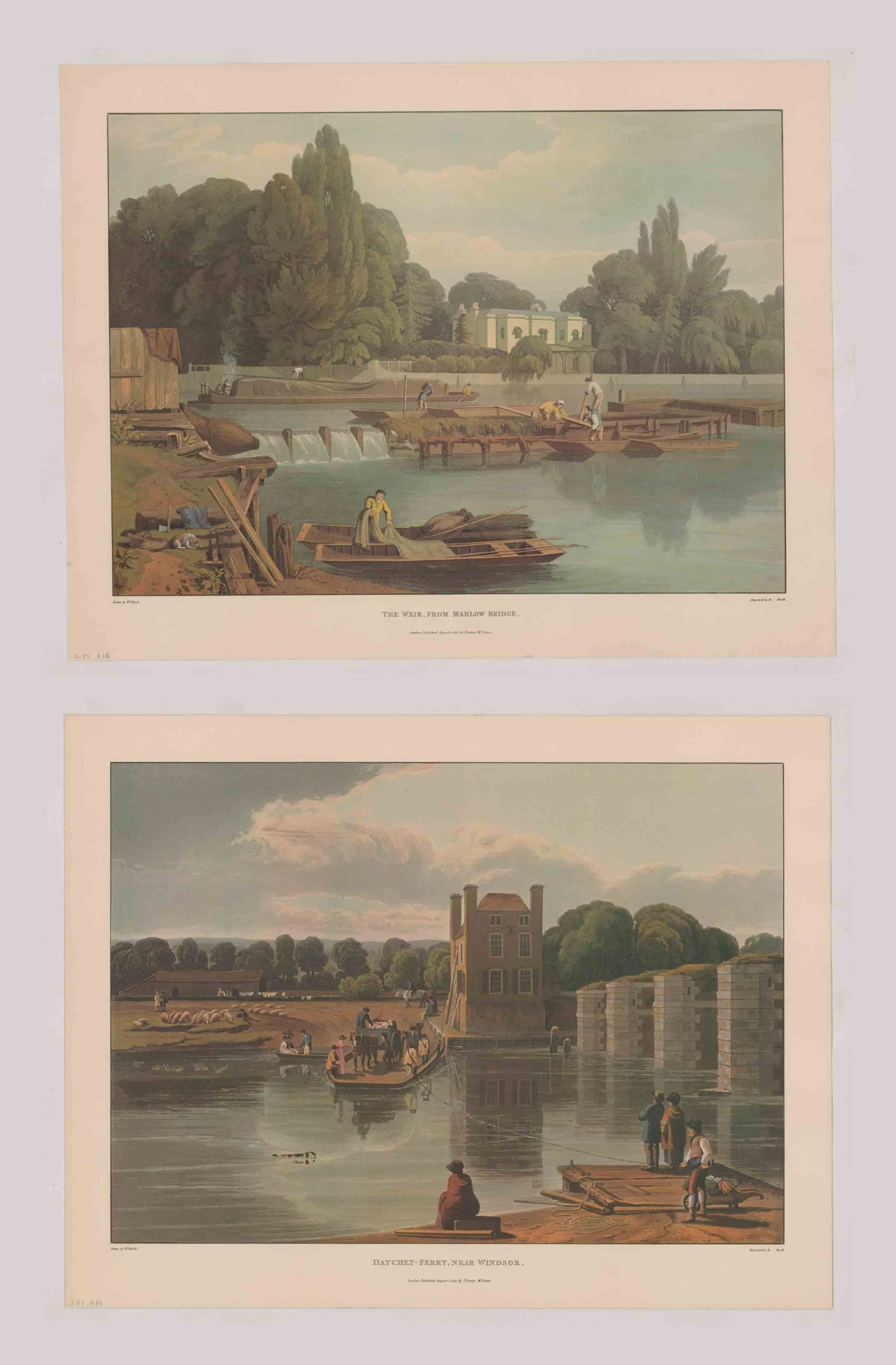 W. Havell Aquatints Engraved by R. Havell [Rivers] (1 of 3)