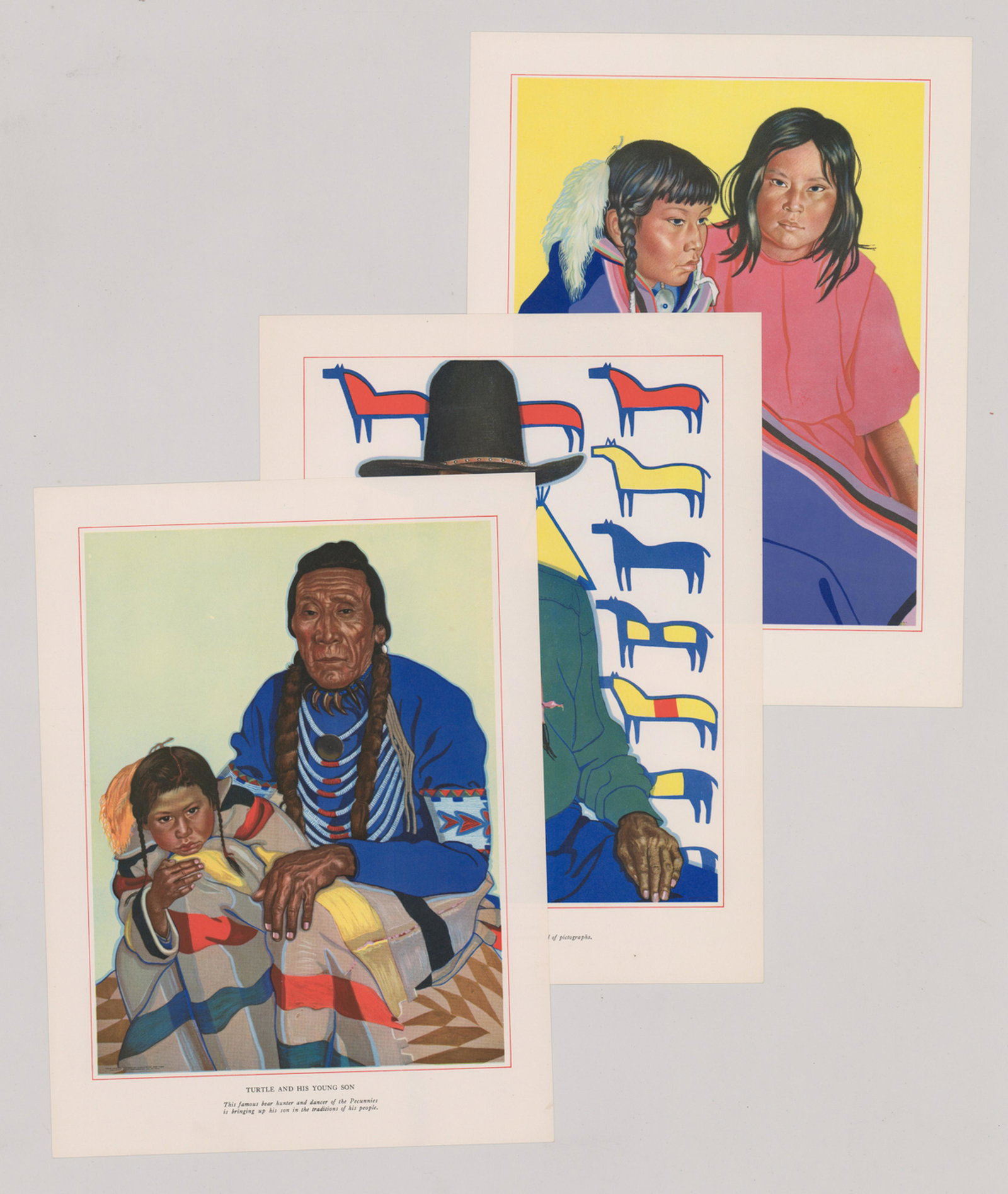 Winold Reiss Color Lithographs [Native American] (1 of 4)