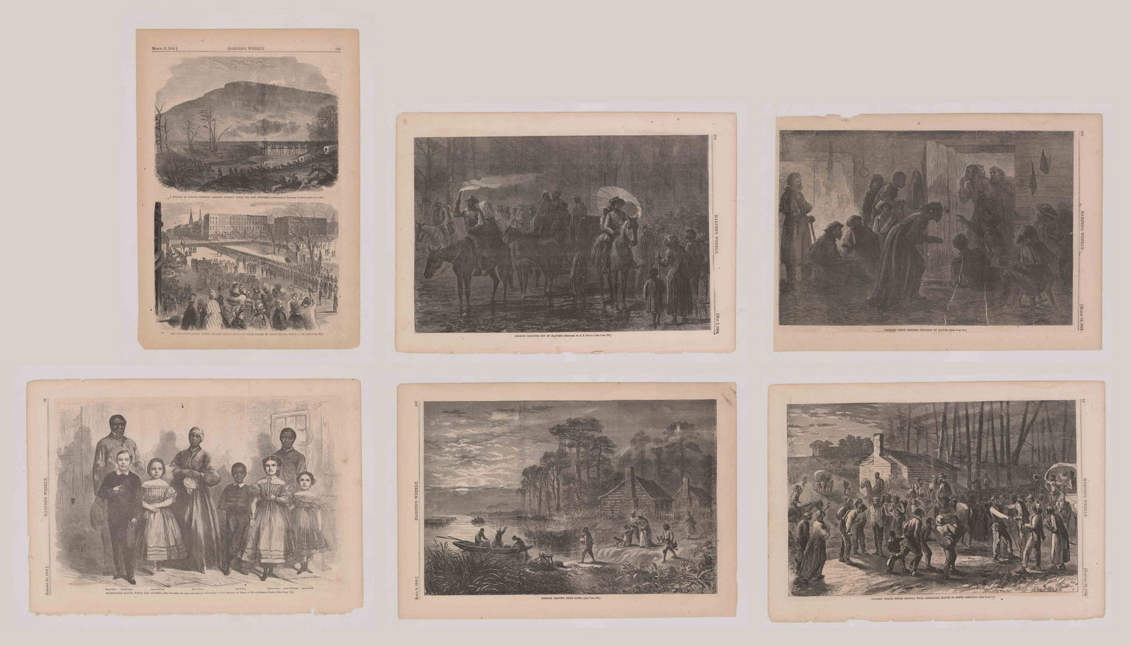 Harper's Weekly Prints [Slaves in the Civil War] (1 of 7)