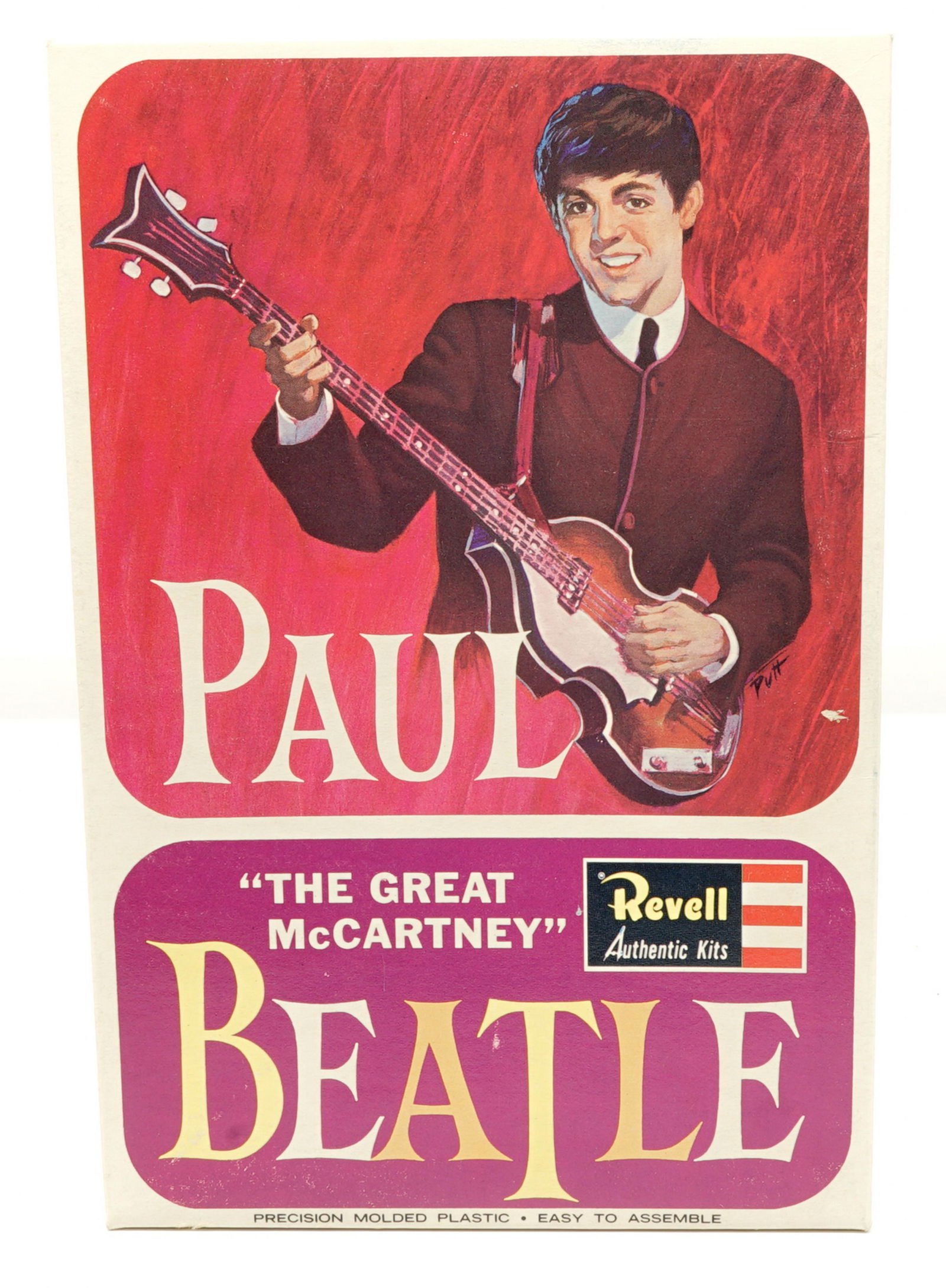 Paul McCartney Revell Model Kit Mint in Box: Paul McCartney Revell model kit. The model kit and instructions appear to be factory sealed. Original box VG-EX/EX. If lot is absent of a condition report a condition report may be requested via email