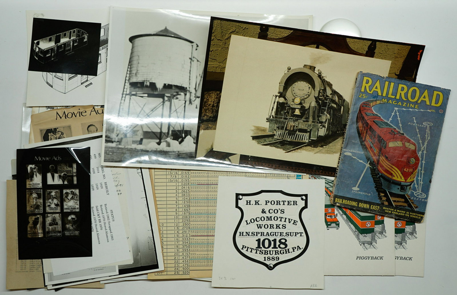 Al Armitage Drawings and more: A group of a few original schematic drawings by Al Armitage along with other research files covering lettering, tractors and more. Provenance: formerly from the collection of Al Armitage. Armitage was