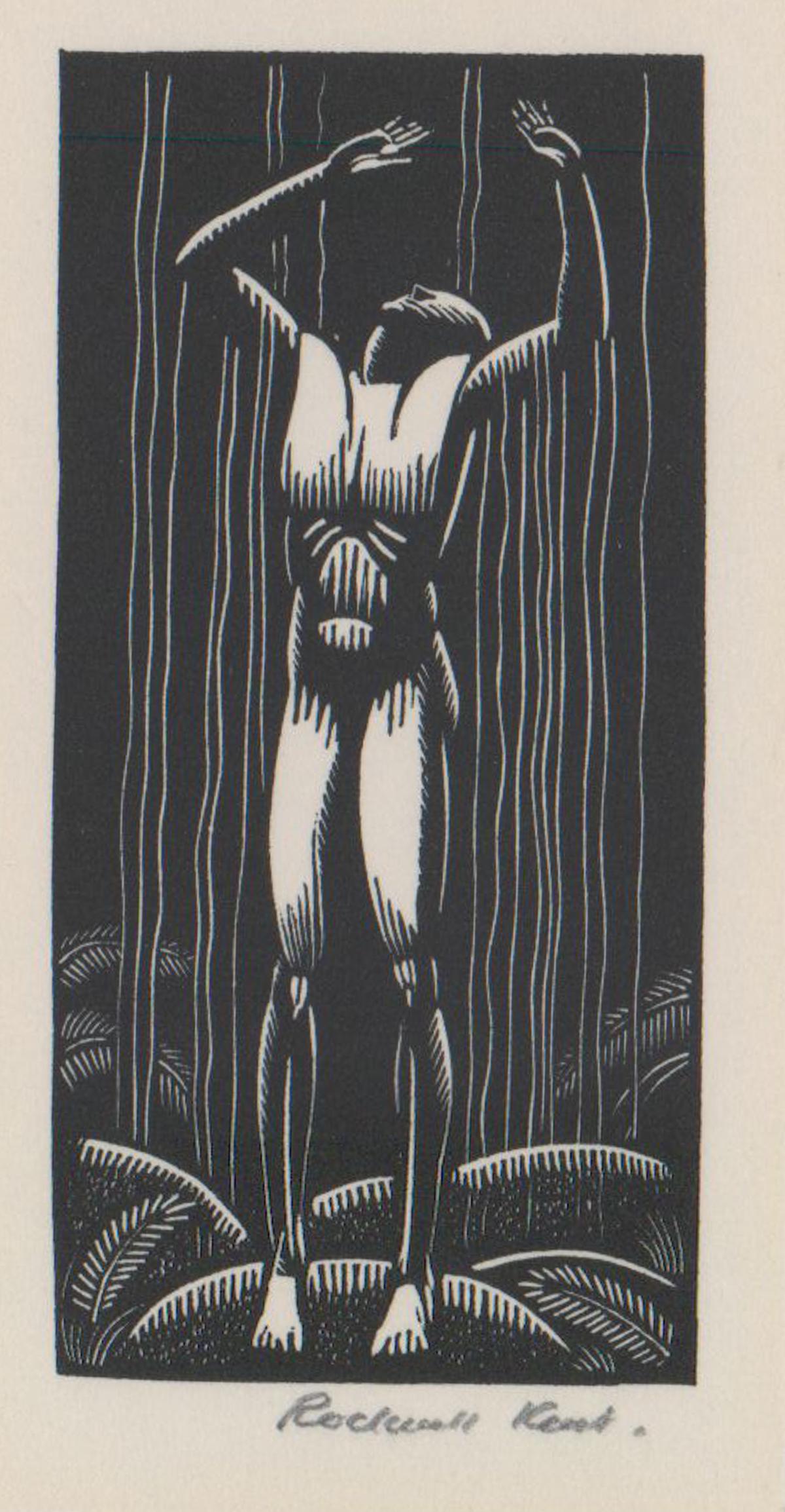 Rockwell Kent Woodcut [Figure] (1 of 4)