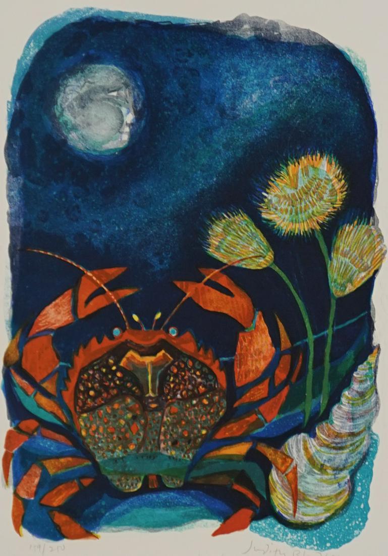 Judith Bledsoe Lithograph [Cancer, Moon Children] (1 of 5)