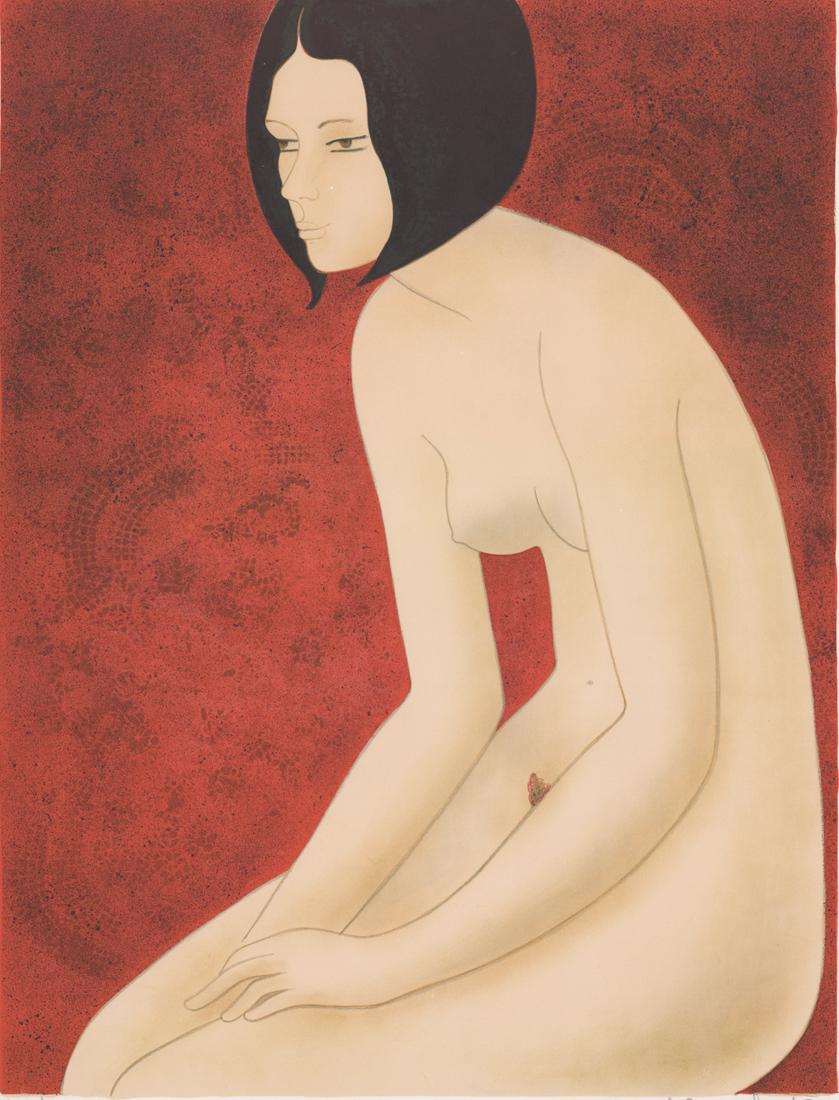 Alain Bonnefoit Lithograph [Nude] (1 of 5)