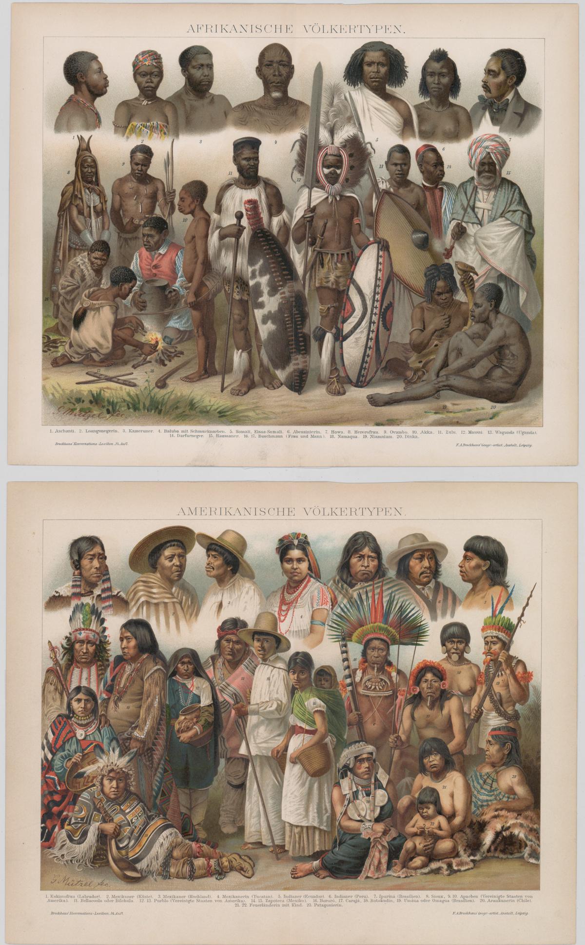 Amerikanische Volkertypen [American Ethnography] (1 of 6)