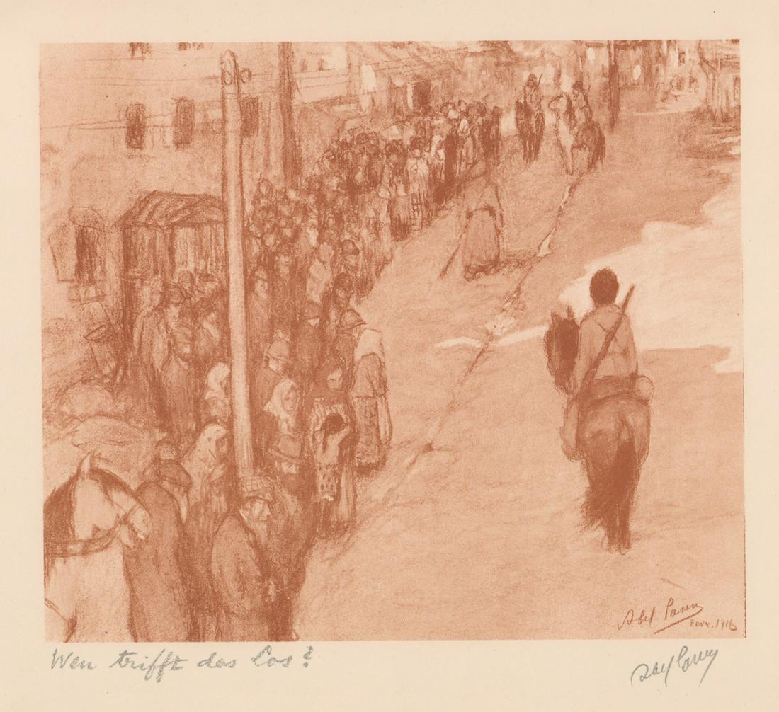 Abel Pann Lithograph [Who's the one?] (1 of 5)