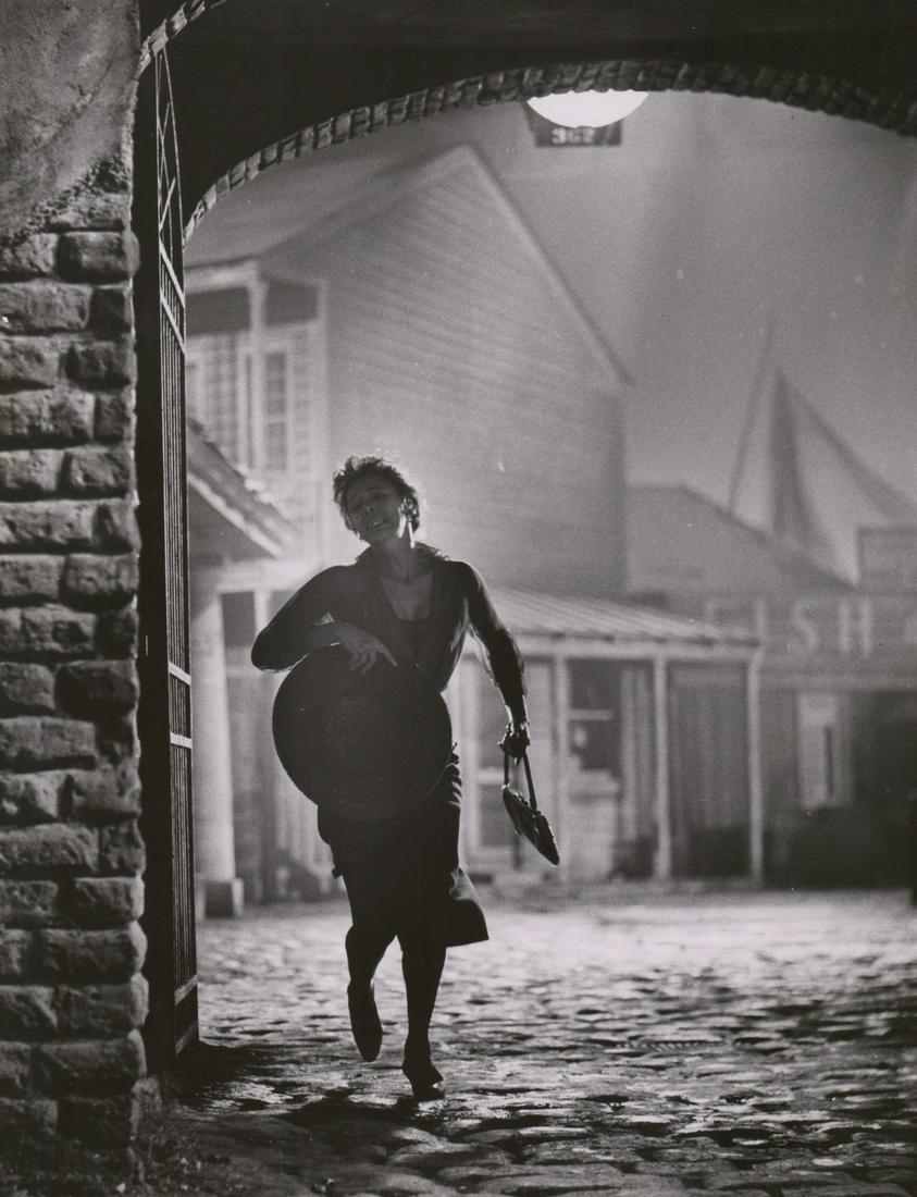 Dorothy Dandridge Photographed by Phil Stern: Dorothy Dandridge photographed during production of Porgy and Bess (Columbia, 1959). An oversized production photograph signed by photographer verso. Stamped 'Phil Stern photo' with rubber stamp verso