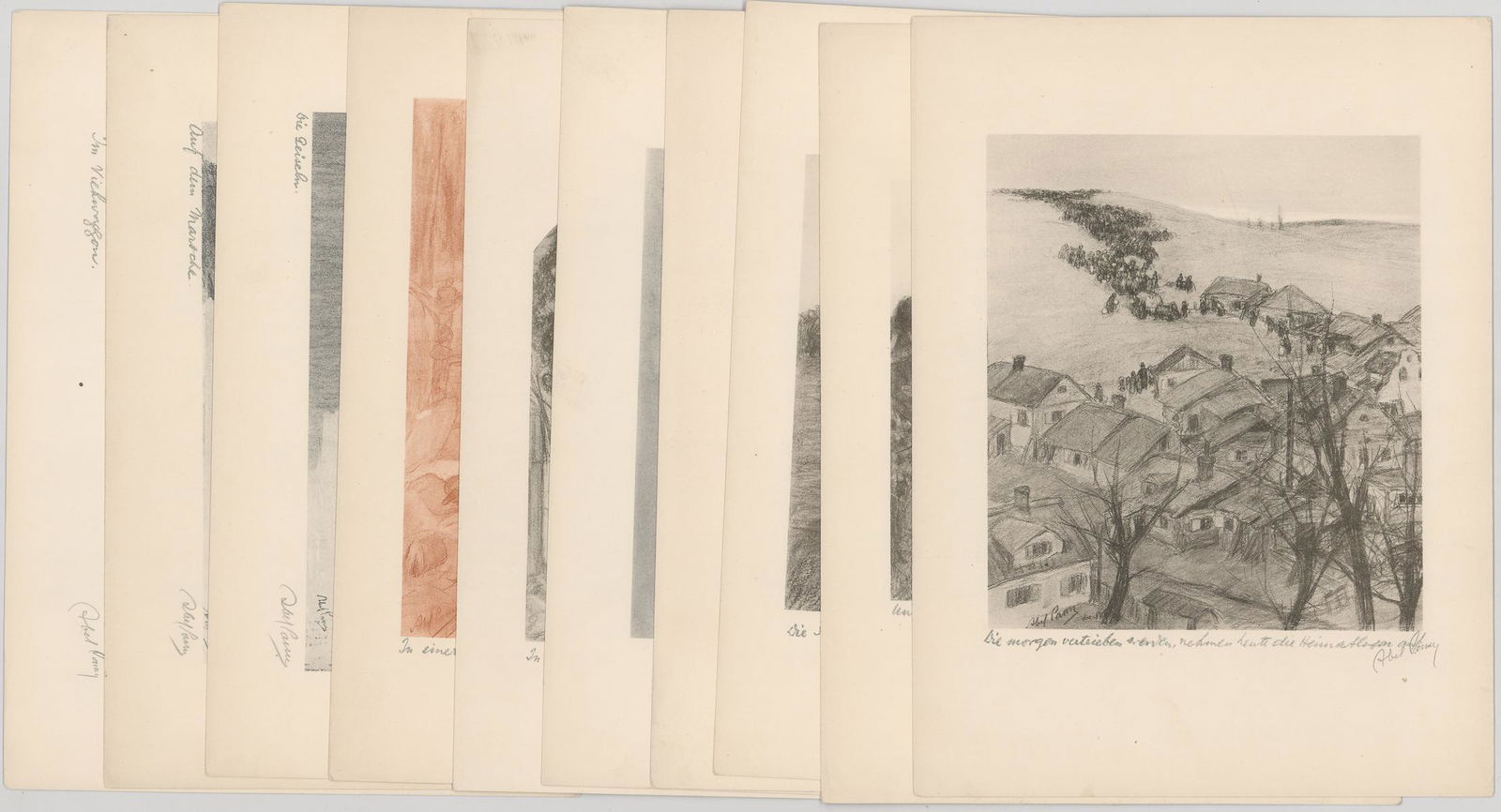 Abel Pann Lithographs [Der Traenen Krug] (1 of 6)