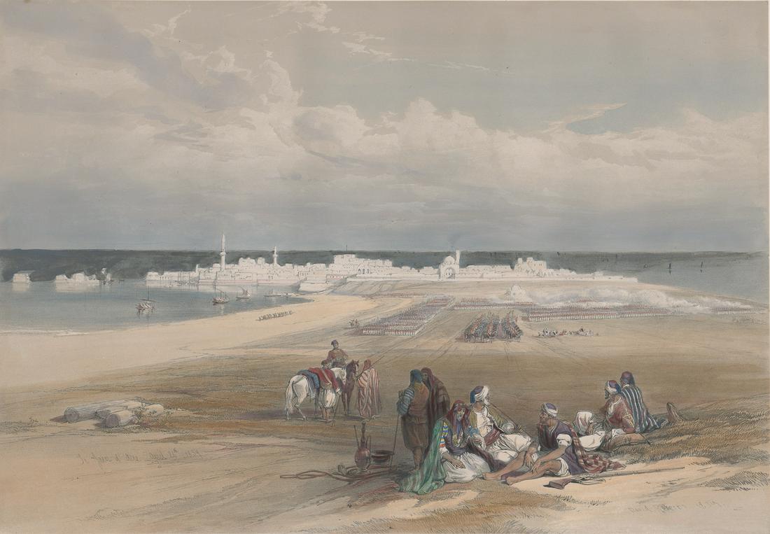 David Roberts Hand-Colored Lithograph [Israel] (1 of 5)