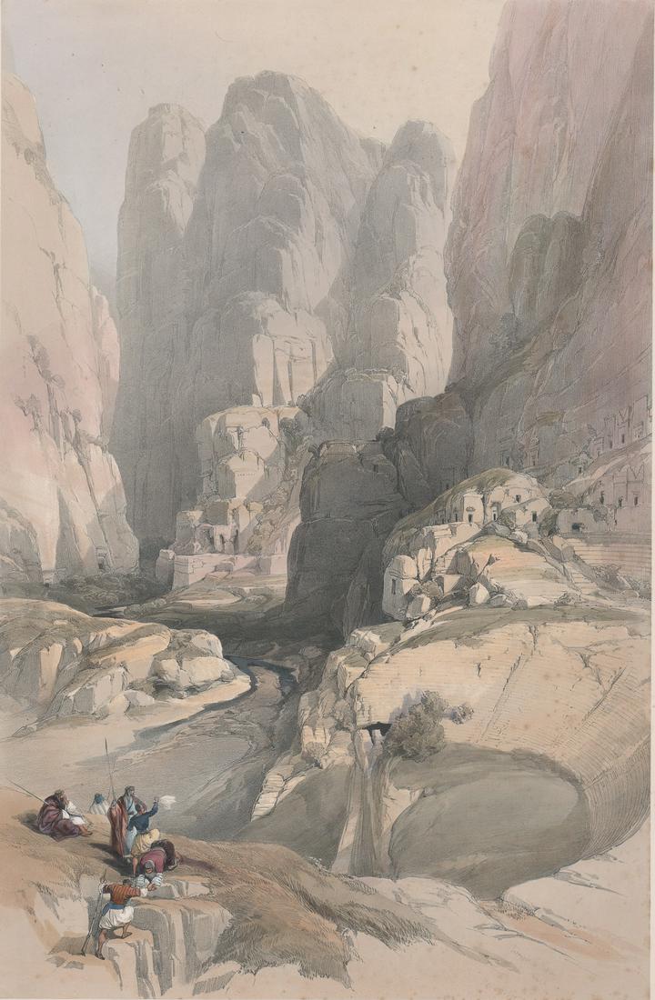 David Roberts Hand-Colored Lithograph [Israel] (1 of 4)