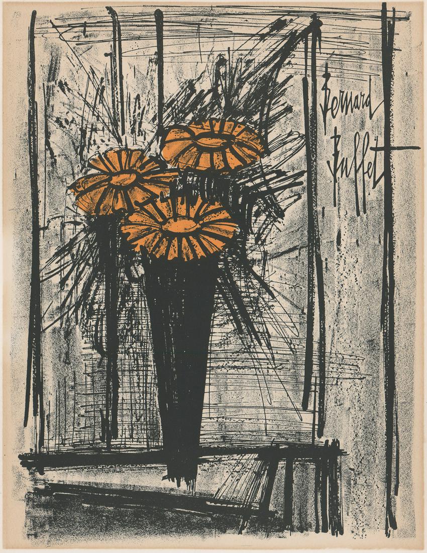 Bernard Buffet Lithograph [Modern, Floral] (1 of 5)