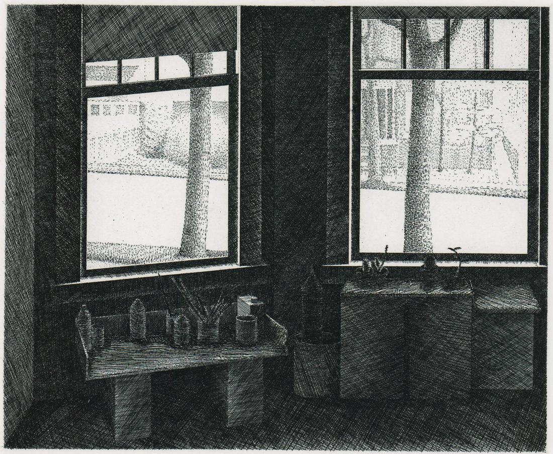 B. C. Kay Etching [View from Windows] (1 of 5)