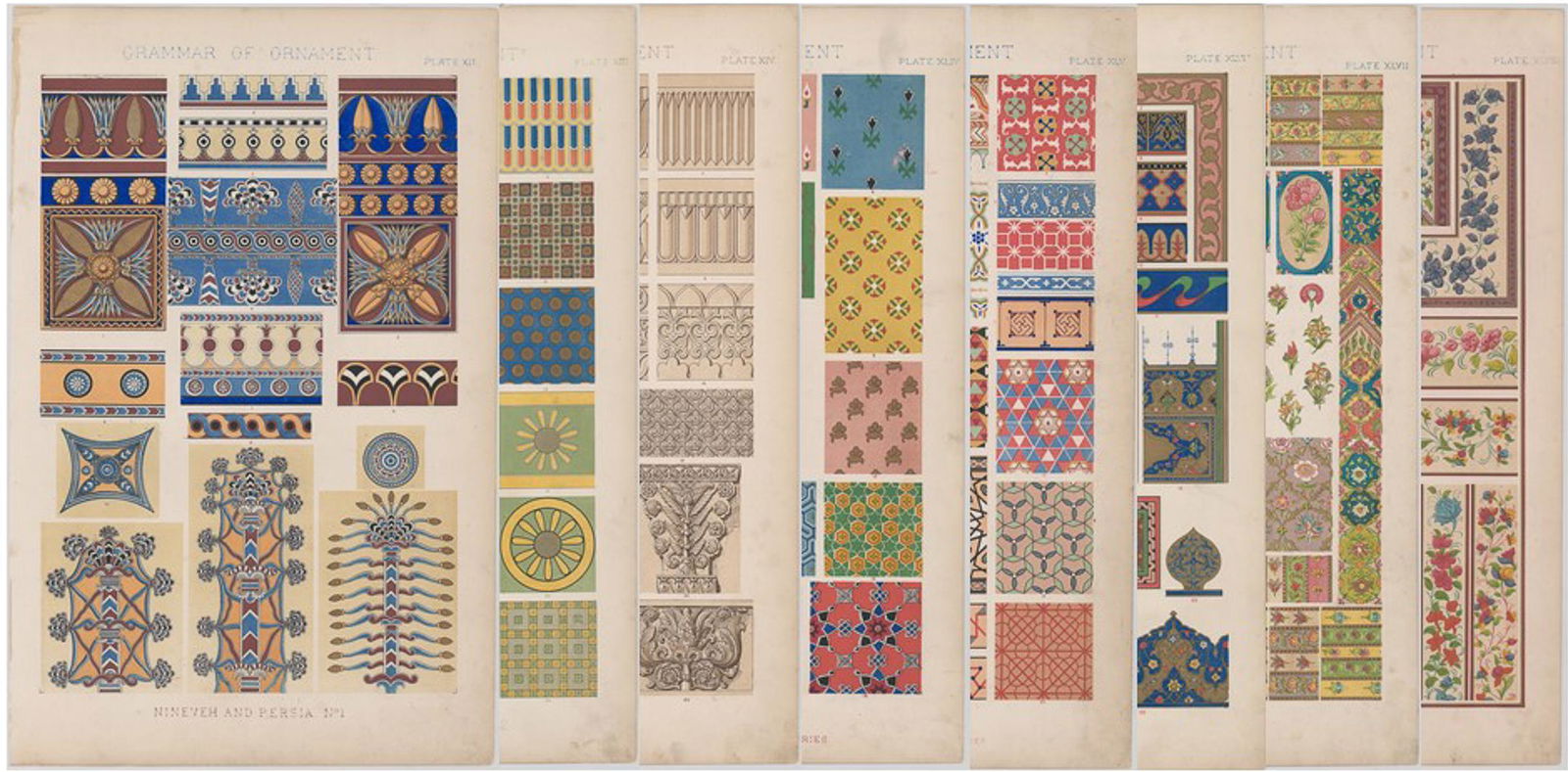Owen Jones Grammar of Ornament [Nineveh, Persian] (1 of 9)