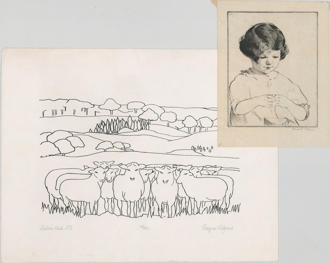 Signed Etching/Litho [American Female Artists] (1 of 5)