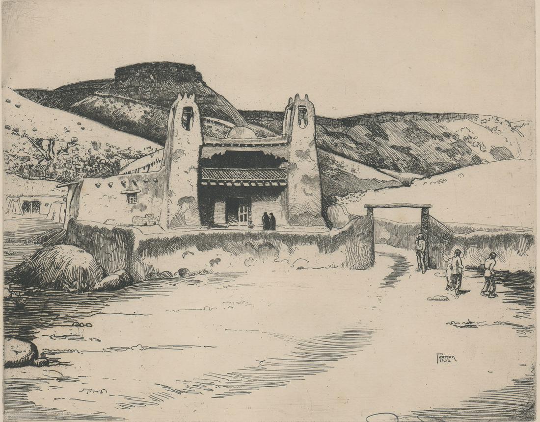 Ralph M. Pearson Etching [SW Scene, CA] (1 of 7)