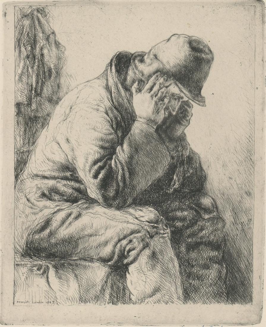 Julius Komjati Etching [Prisoner] (1 of 5)