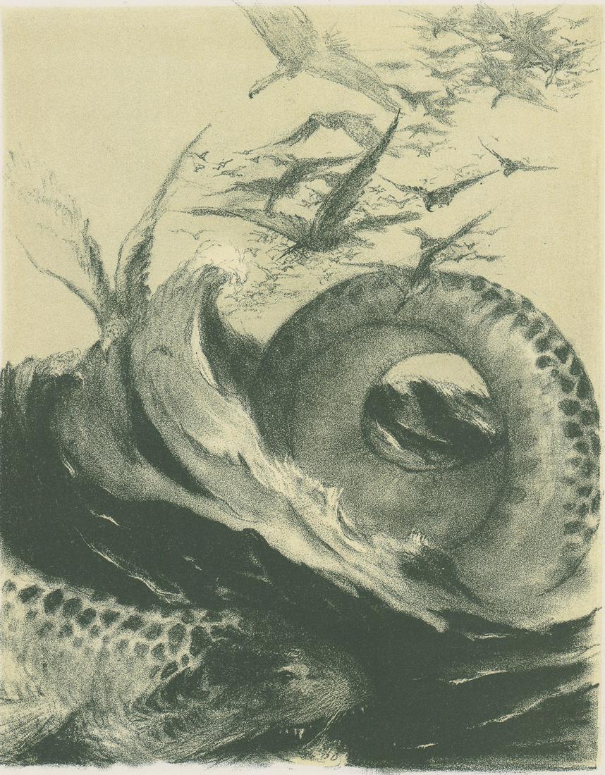 Abel Pann Lithograph [Genesis 1:21] (1 of 7)